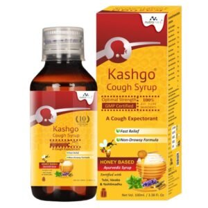 NutraMarck Kashgo Ayurvedic Honey Cough Syrup with Tulsi and Mulethi – 100 ml