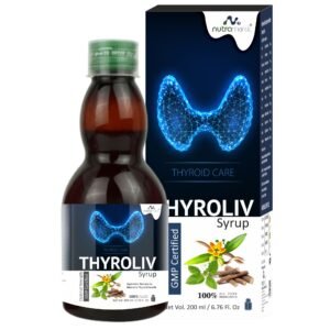 Ayurvedic thyroid wellness syrup with traditional herbs