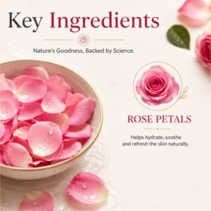 NutraMarck Rose Water facial toner bottle