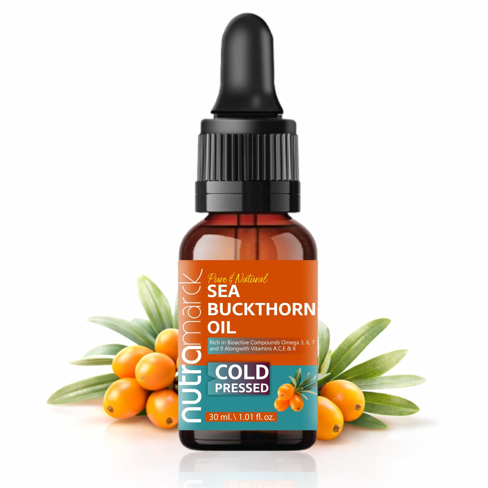 NutraMarck Cold-Pressed Sea Buckthorn Oil 30 ml