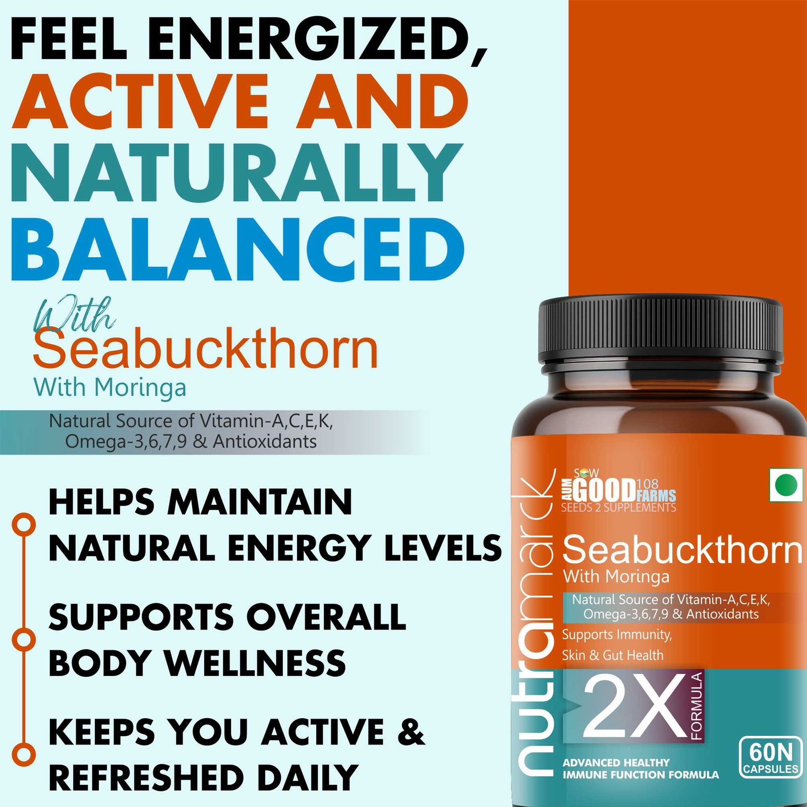 3 Sea Buckthorn Capsules Usage Instructions