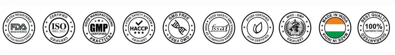 NutraMarck quality and manufacturing certifications