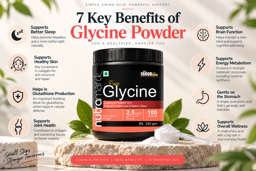 Glycine Powder Benefits for Sleep, Skin and Wellness
