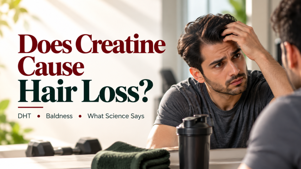 Does creatine cause hair loss DHT baldness and scientific research