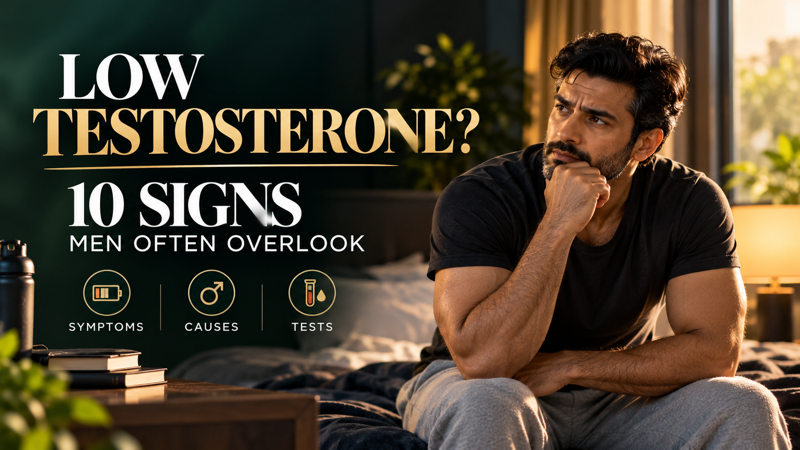 Low testosterone symptoms in men 10 possible signs causes and blood tests
