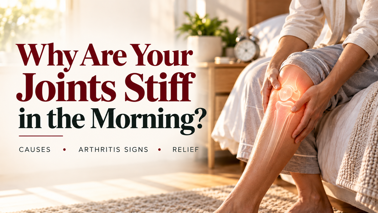 Morning joint stiffness causes arthritis symptoms and relief tips